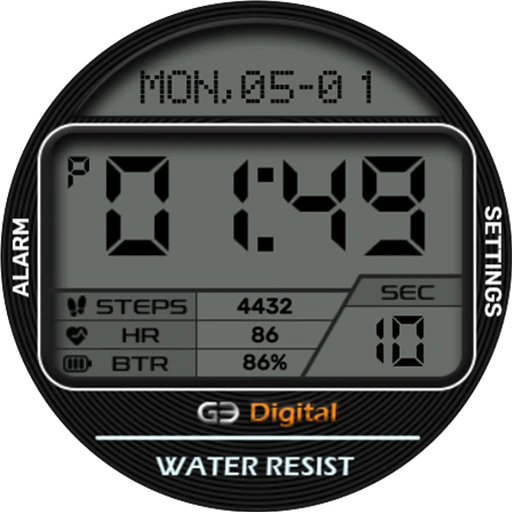 GYD001: Retro watchface