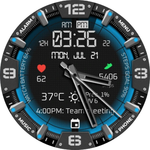 Vortex Time Watch Face